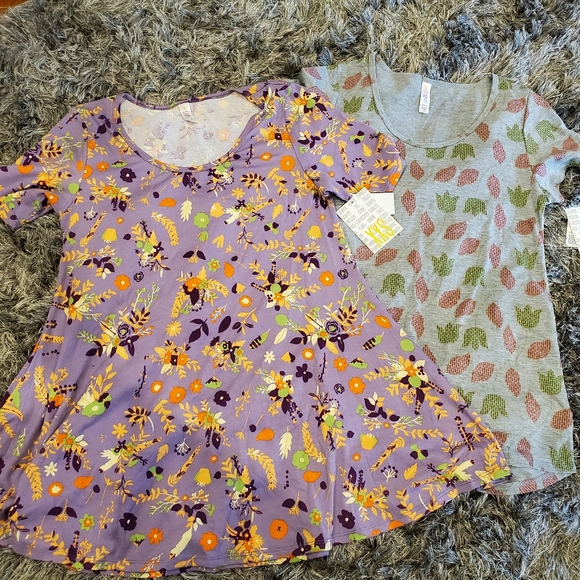 NWT Bundle of 2 LuLaRoe Classic T-shirts size XXS - Picture 2 of 6
